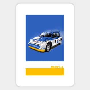 Austin Metro 6R4 illustration Sticker